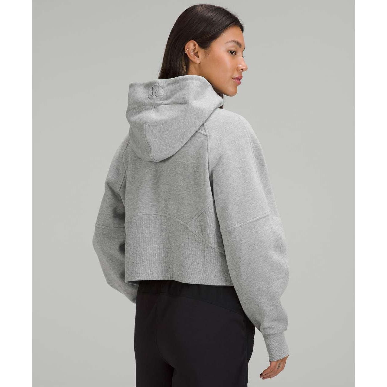 Lululemon Scuba Oversized Half-Zip Hoodie Heathered Core Medium Grey M / L