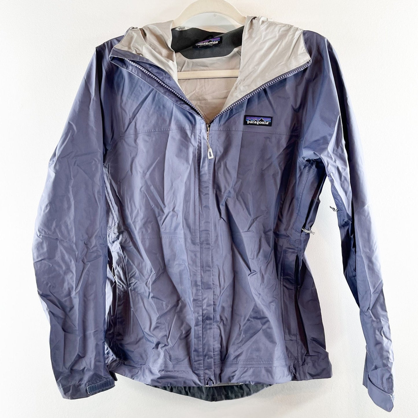 Patagonia Torrentshell 3L Long Sleeve Full Zip Outdoor Rain Jacket Blue Small