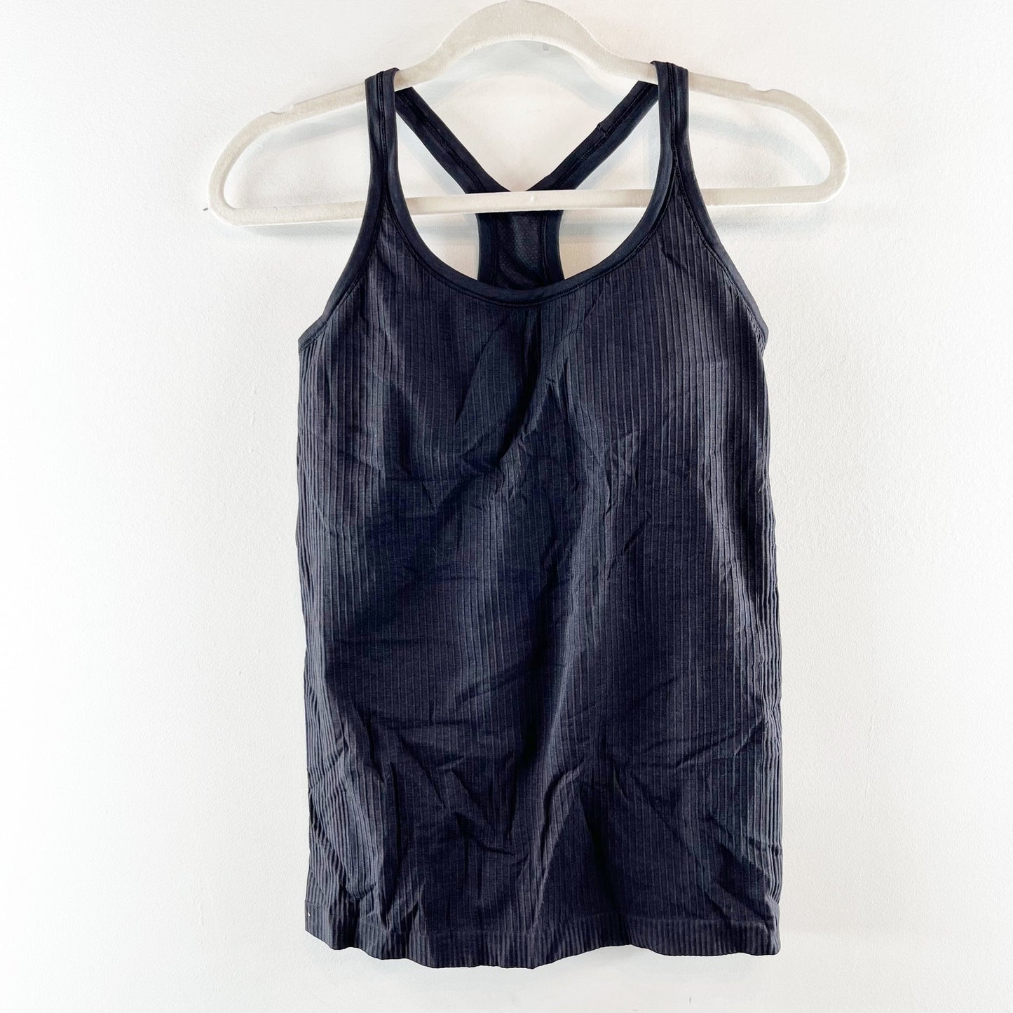 Lululemon Ebb To Street Ribbed Racerback Tank Top II Black 8
