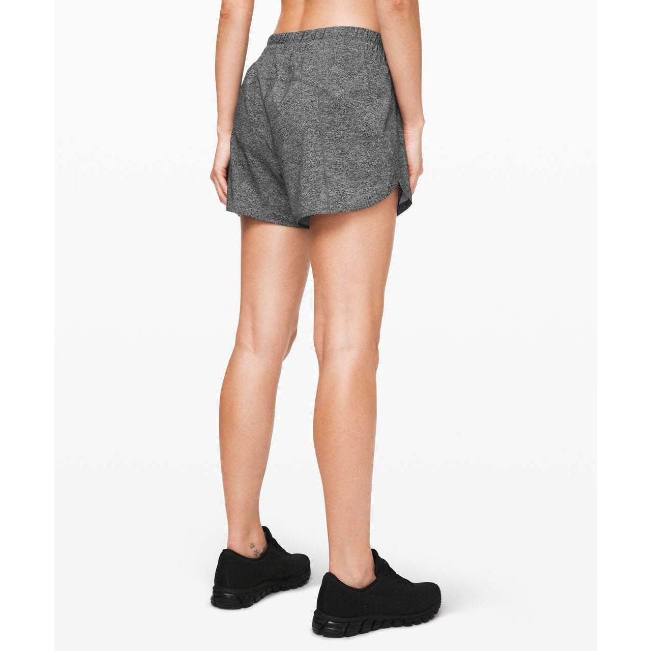 Lululemon Track That Short *5" Heather Lux Multi Black Gray 2