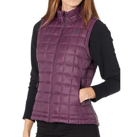 The North Face Thermoball Quilted Puffer Vest Purple XL