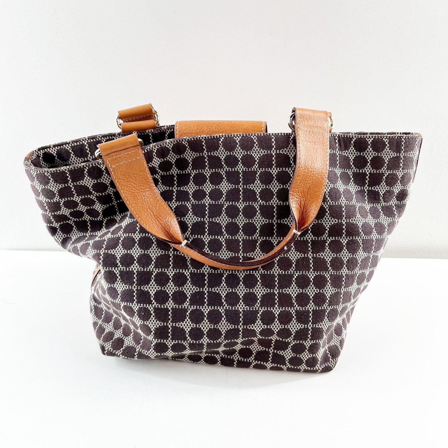 Kate Spade Noel Tracy Classic‎ Bucket Tote Medium Leather Handbag Purse Blue Red