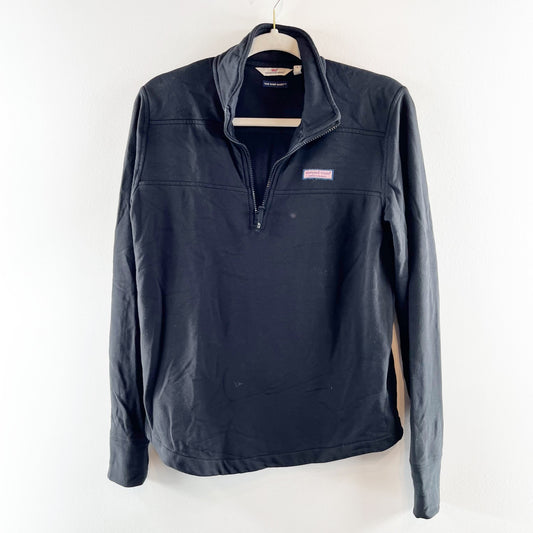 Vineyard Vines Dreamcloth Shep Long Sleeve Sweatshirt Jet Black Small