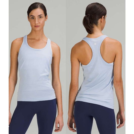 Lululemon Swiftly Tech Sleeveless Racerback Tank Top Blue Linen / Blue Linen 4