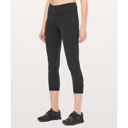 Lululemon Pace Rival Crop Leggings Full-On Luxtreme 22" Black 6