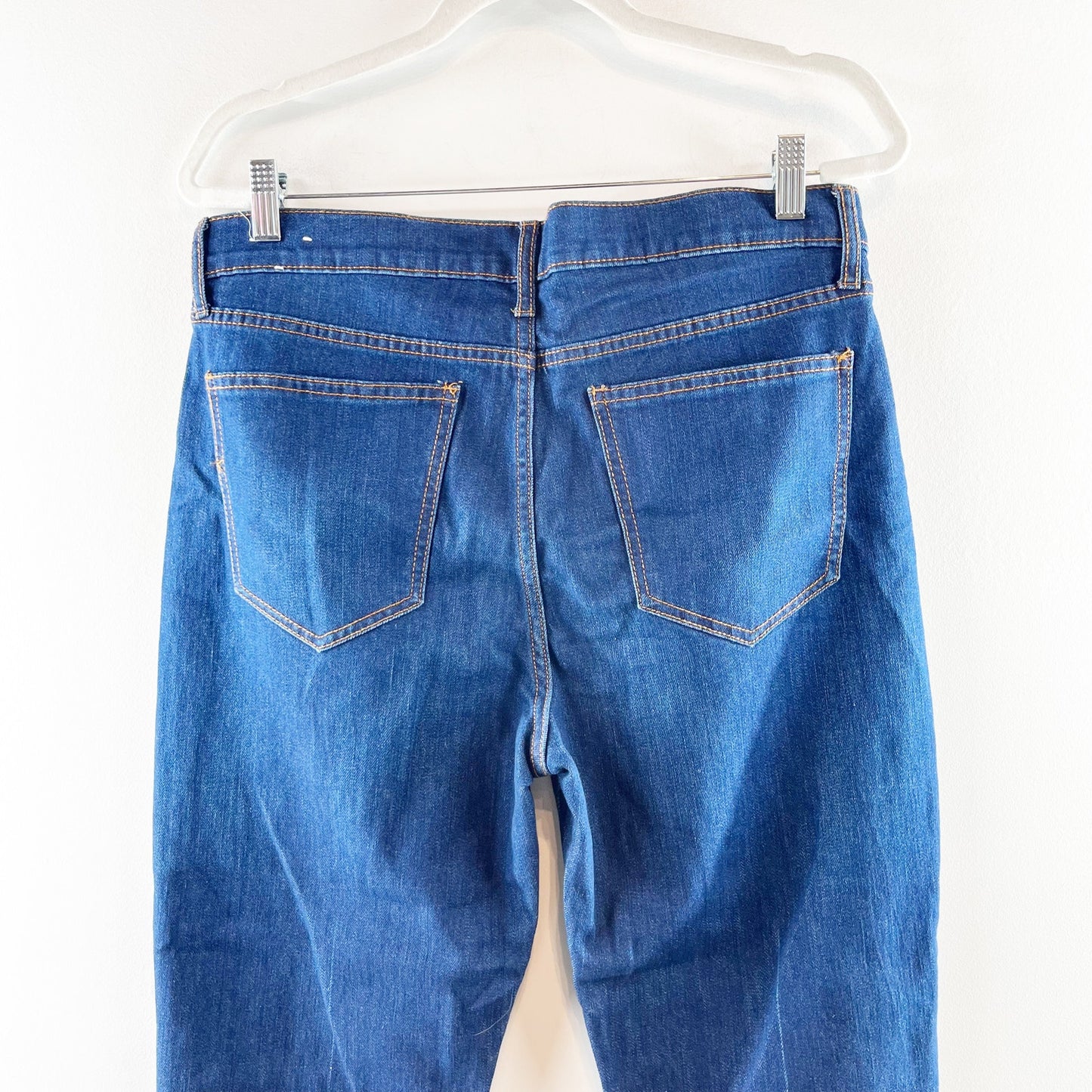 Old Navy The Power Jean Perfect Straight Ankle Dark Wash Blue 12