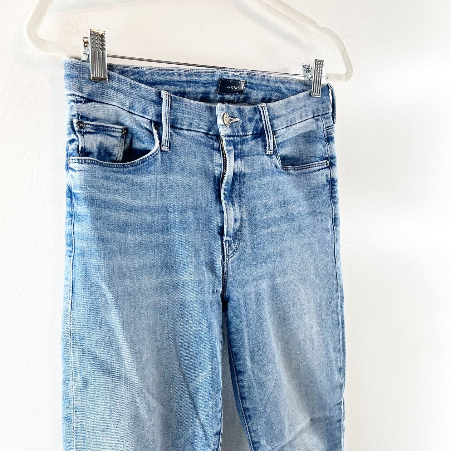 Mother The Mid Rise Looker Ankle Skinny Jeans Blue We The Animals