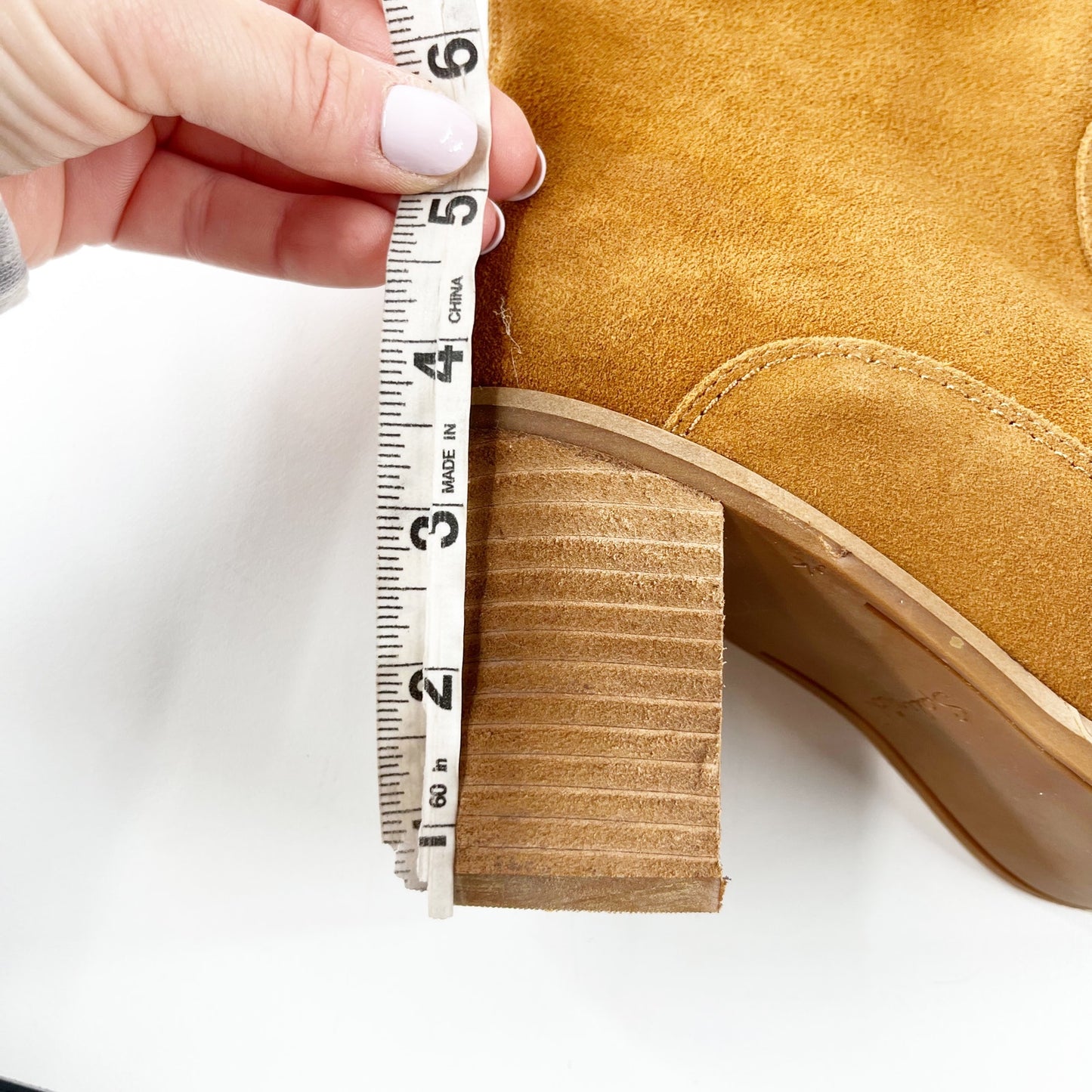 Splendid Evereve Raquel Suede Pull On Mid-Calf Western Boot Booties Toffee 9.5