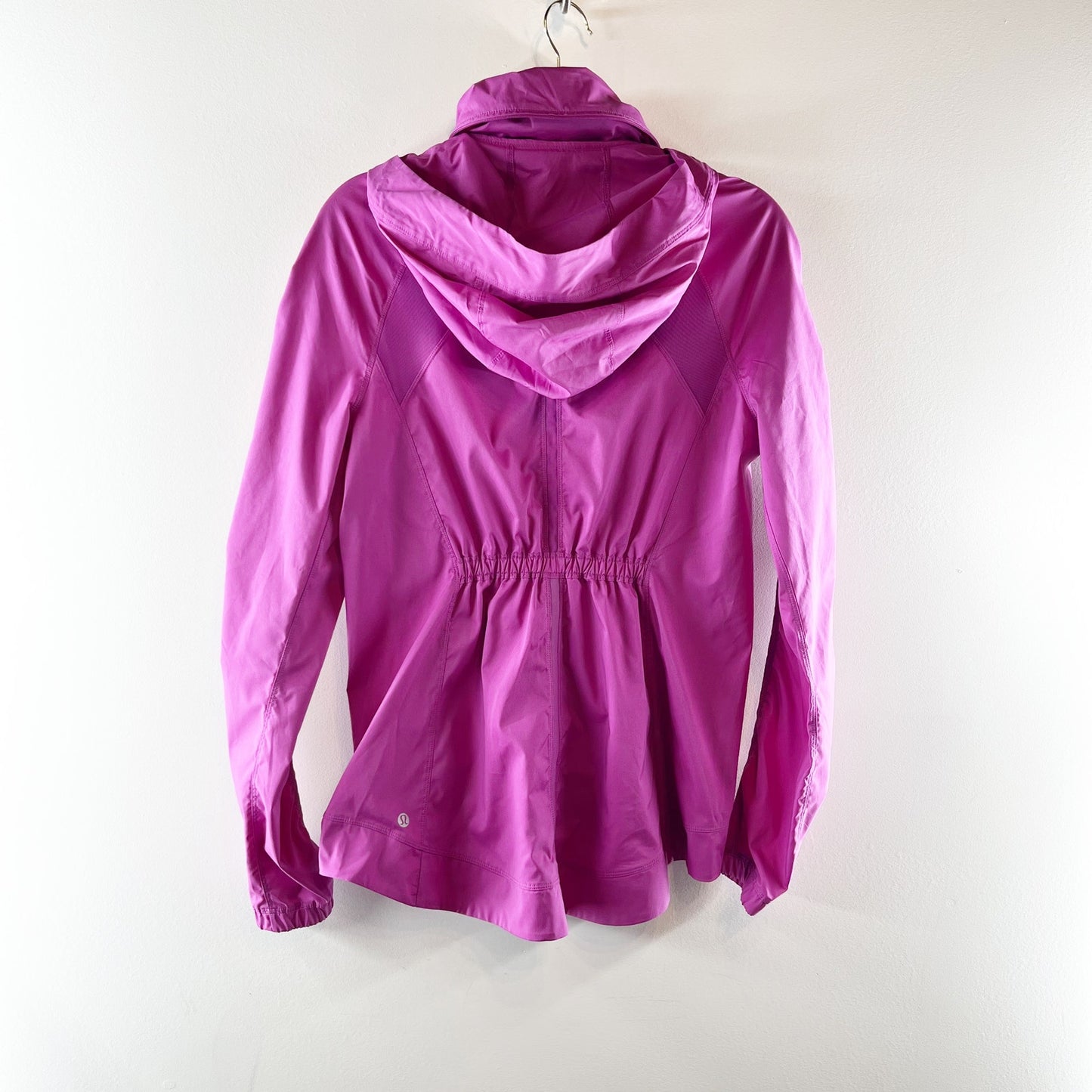 Lululemon Long Sleeve Full Zip Gather And Sprint Hooded Jacket Ultra Violet US 8