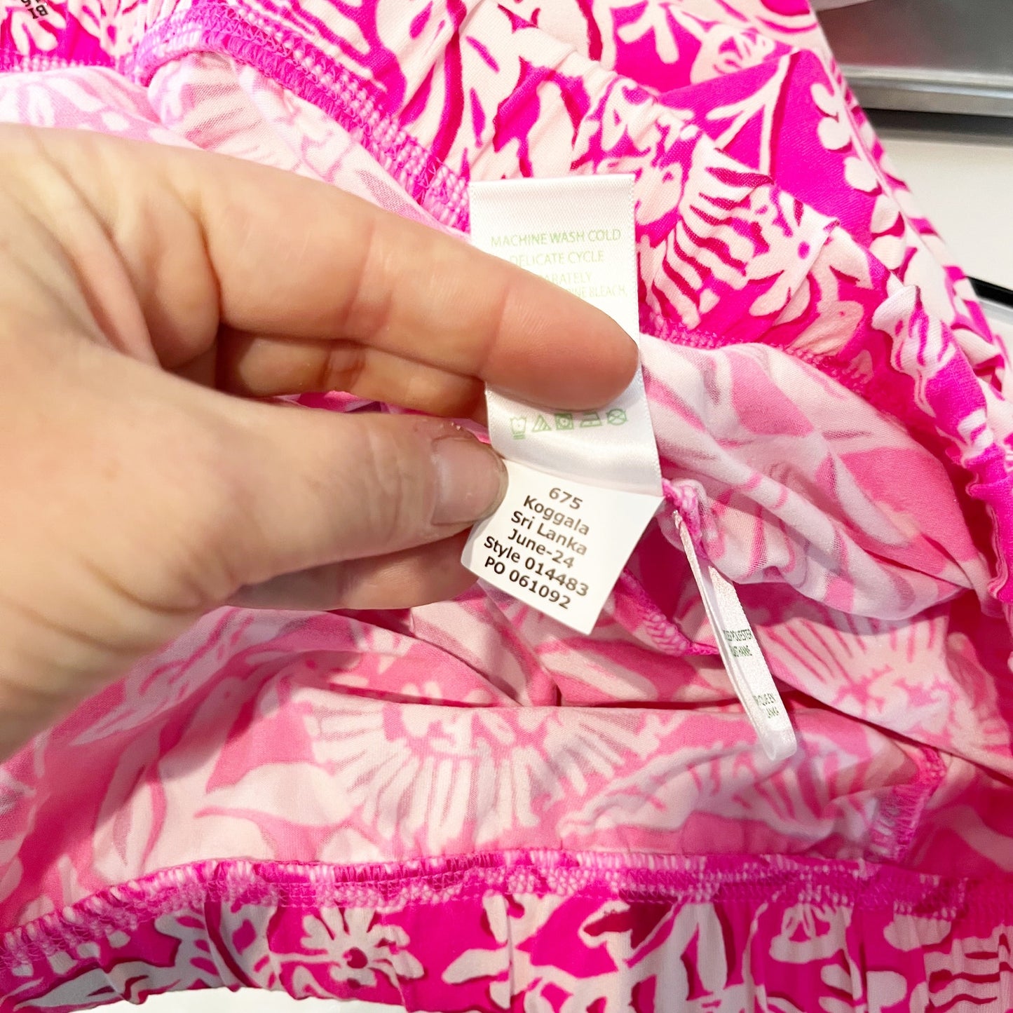 Lilly Pulitzer PJ Knit Wide Leg Pants Passion Fruit Pink XL