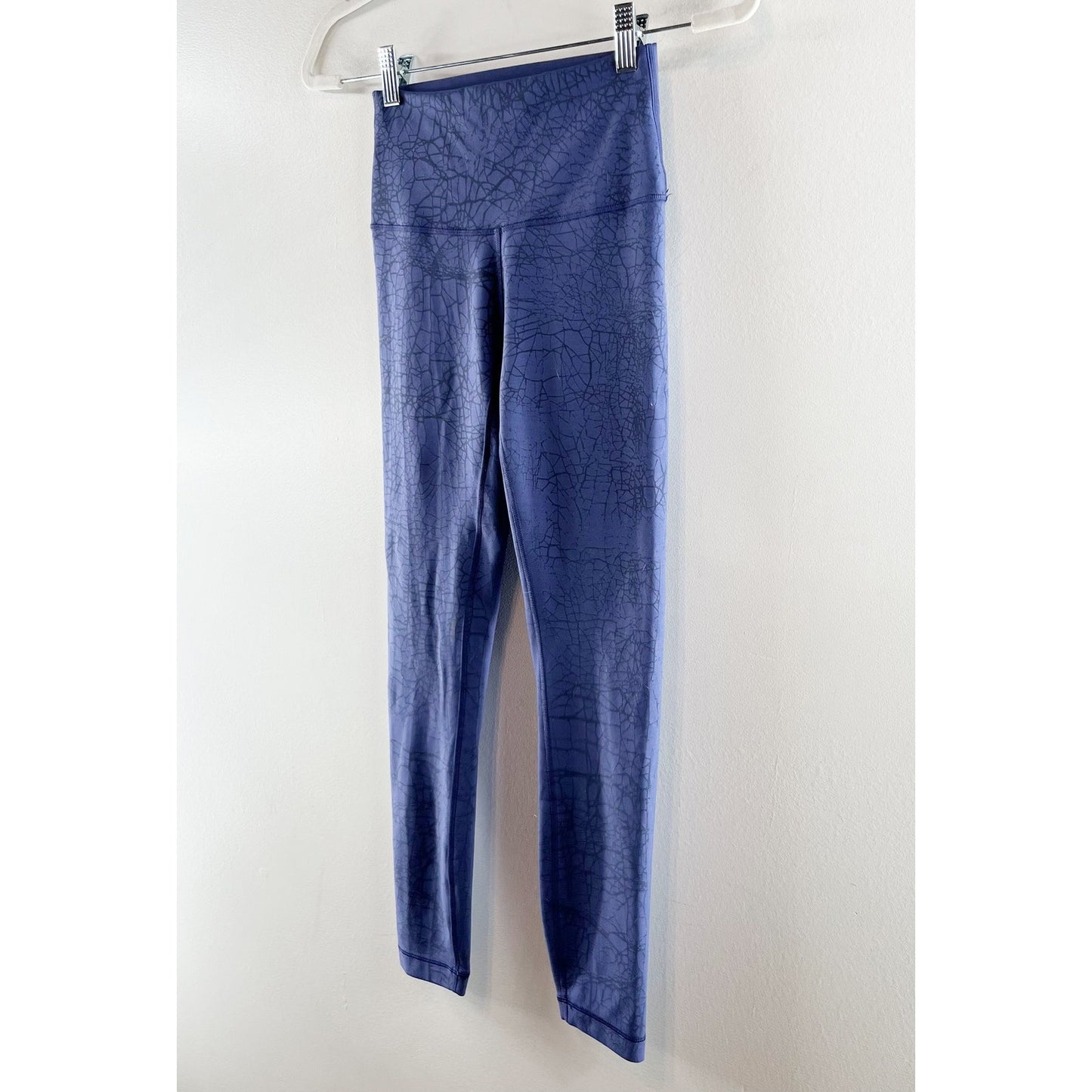 Lululemon Wunder Train High-Rise Tight 25" Thread Dye Night Sea Black Blue 4