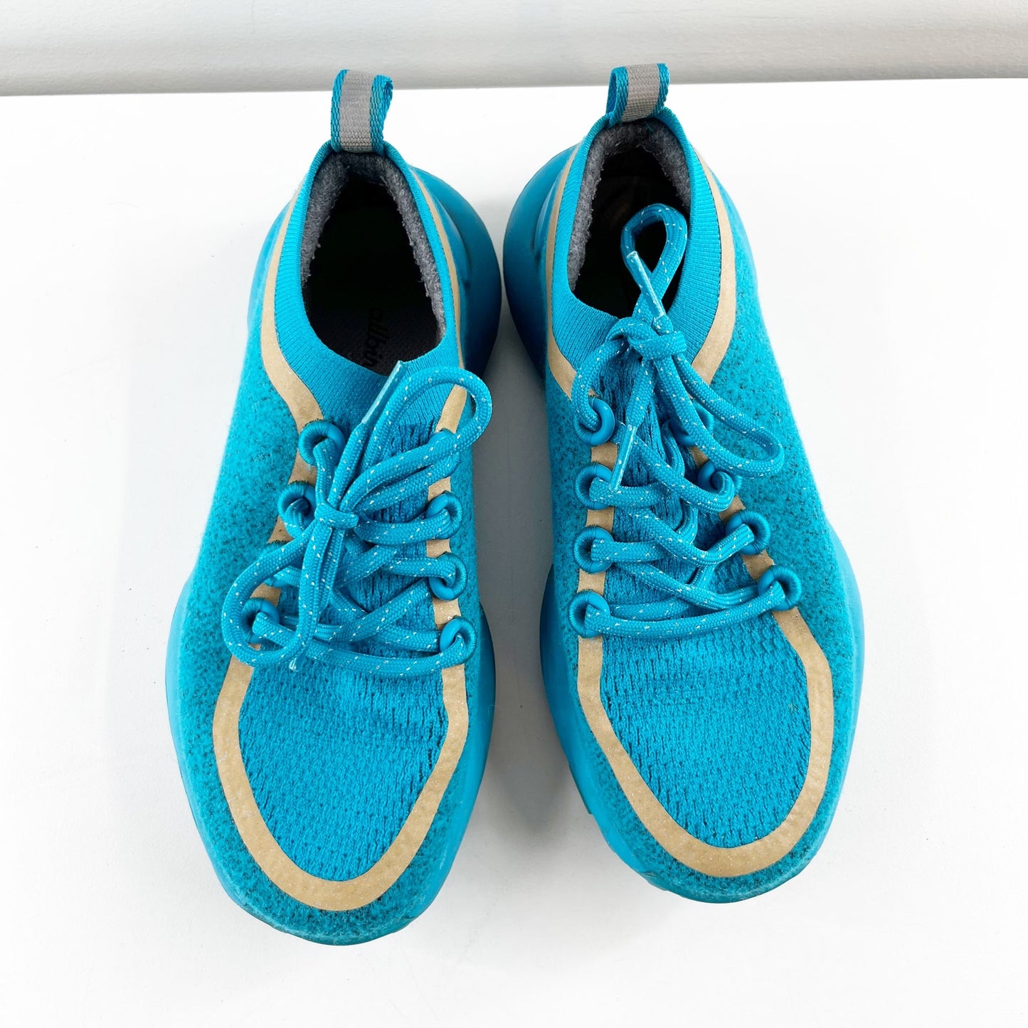 Allbirds Trail Runner SWT Mizzles Thrive Teal Blue Gold 7.5