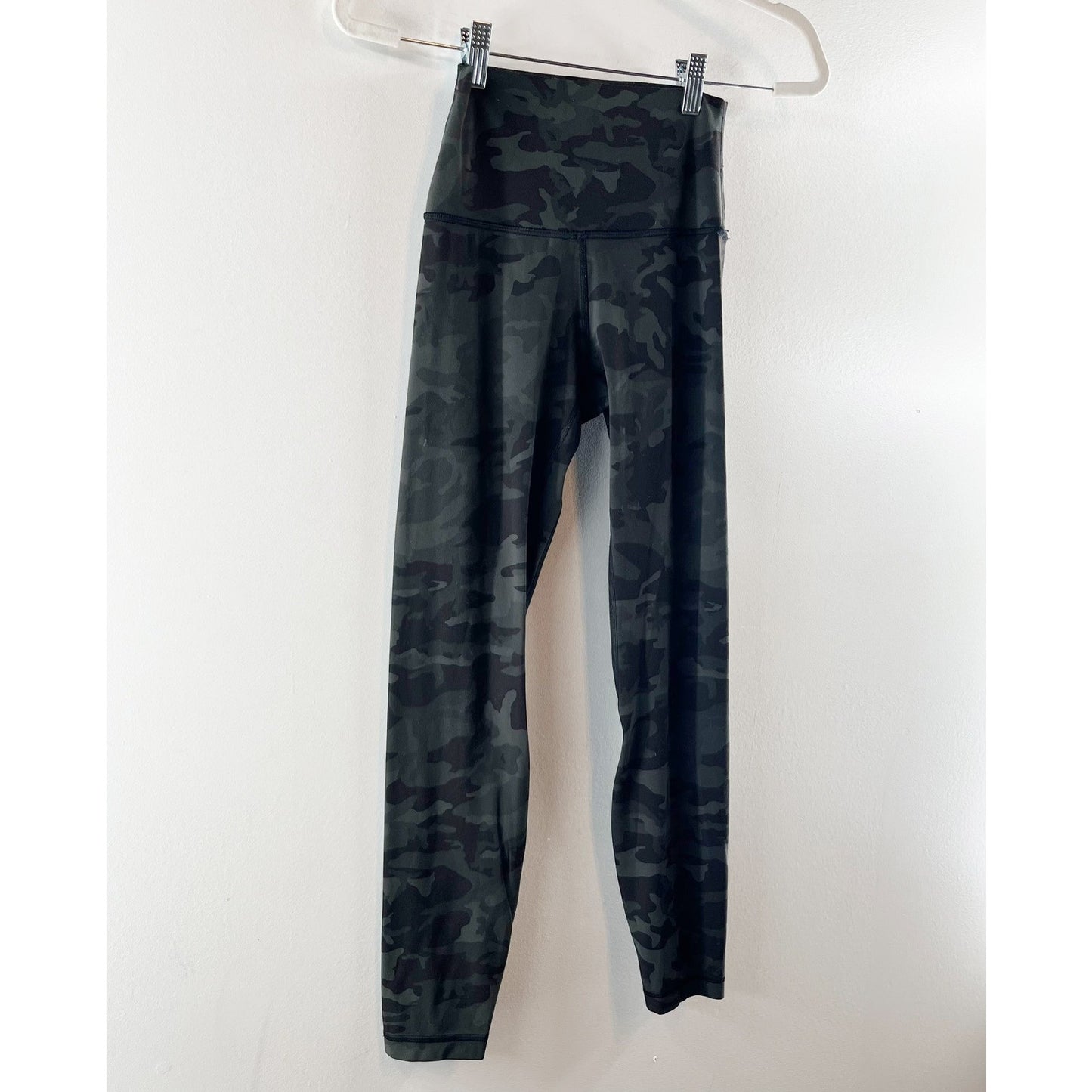 Lululemon Align Full Length Legging Pants Incognito Camo Multi Gator Green US 4