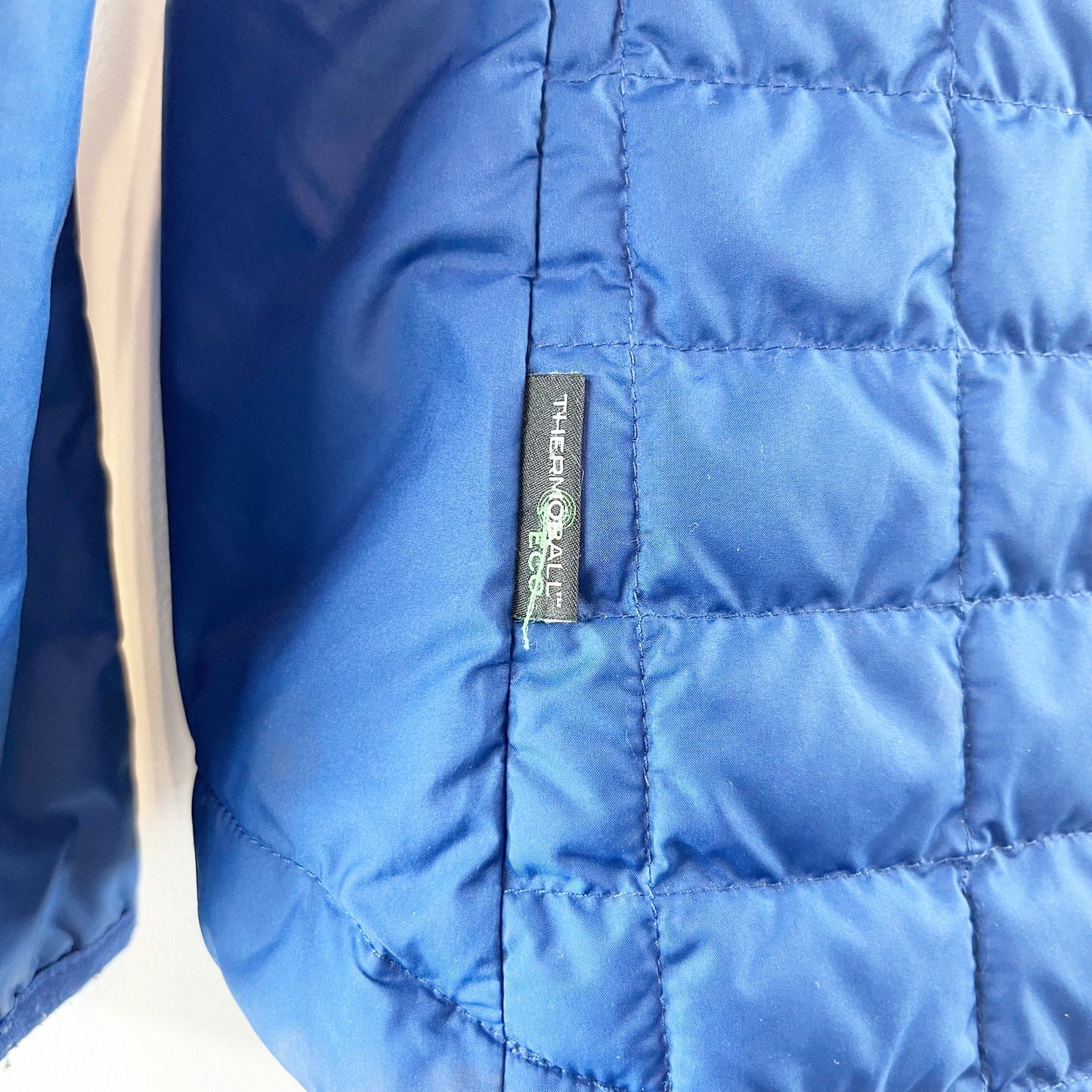 The North Face Thermoball Eco Snow Full Zip Quilted Triclimate Jacket Blue Small