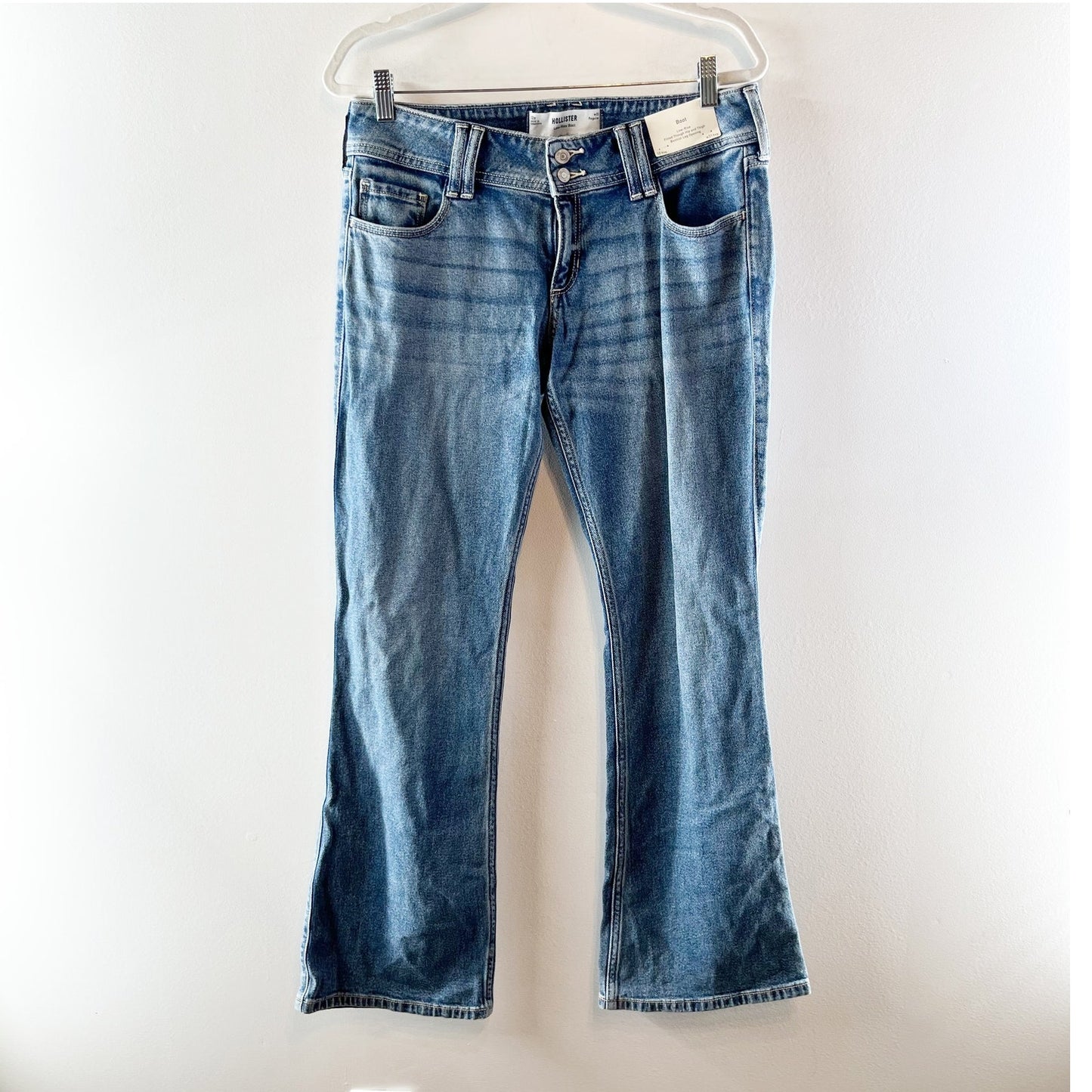 Hollister Low Rise Bootcut Y2K Jeans Blue 31 / 12