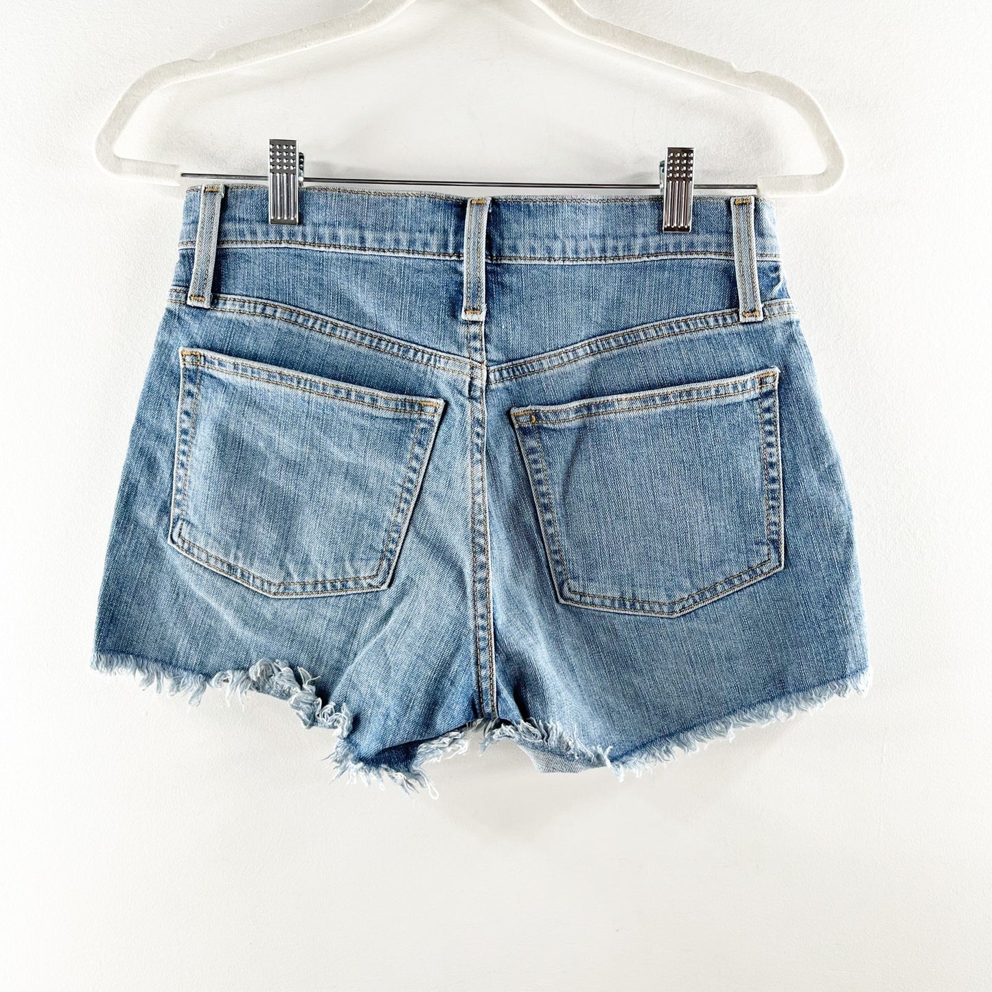 J. Crew Mid Rise Cutoff Jean Shorts Blue 25 / 0