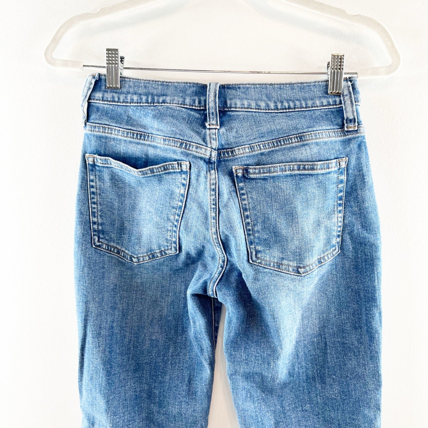 J. Crew 9" Vintage Slim Straight Jeans In Lakeshore Wash Blue 25