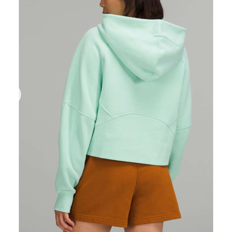 Lululemon Scuba Oversized Half-Zip Hoodie Wild Mint Green XS / S