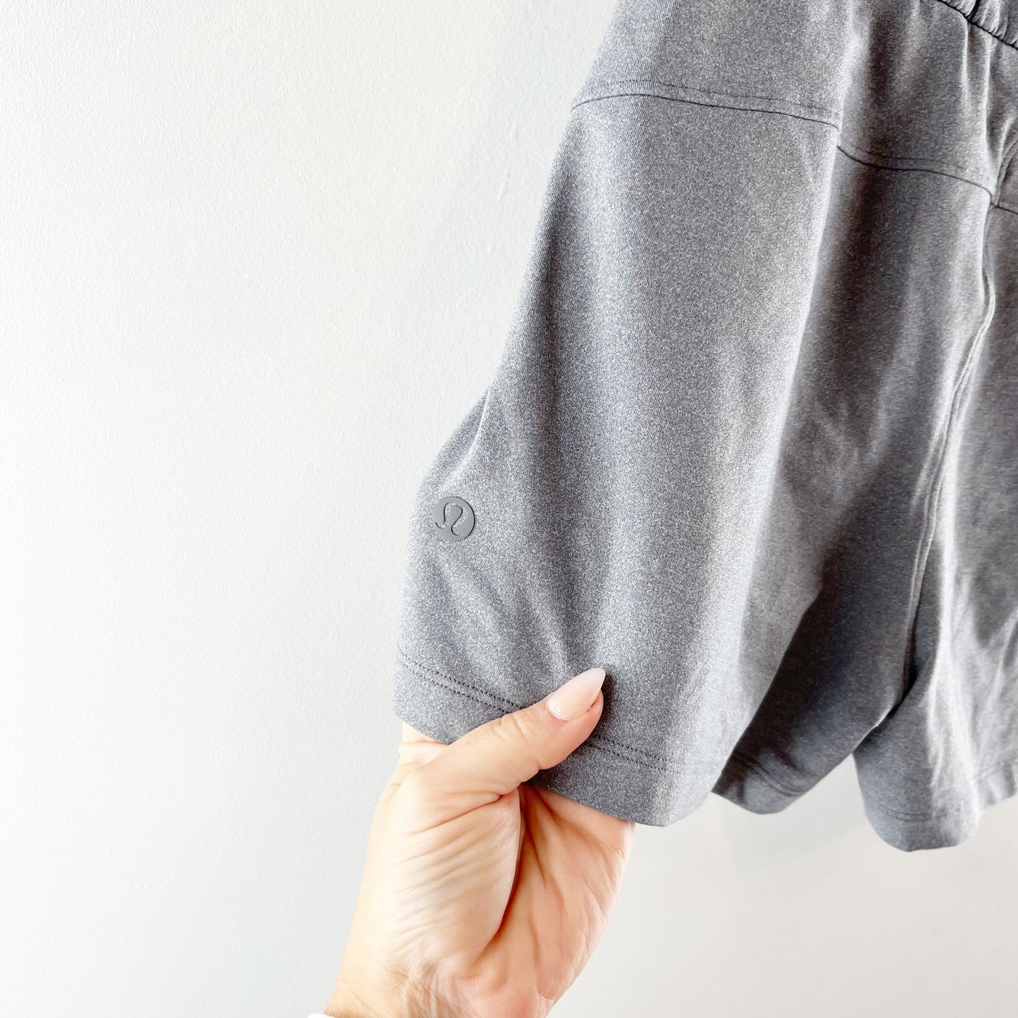 Lululemon On The Fly Shorts 2.5" Heathered Gray 4
