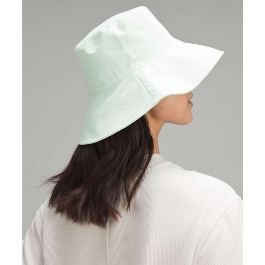 Lululemon Wide Brim Logo Bucket Hat Mint Moment Green