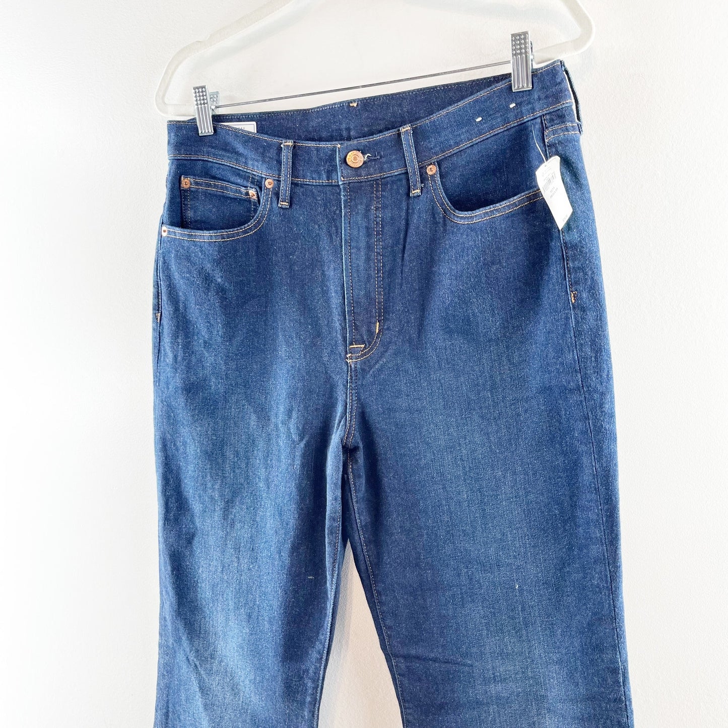 GAP High Rise 70s Flare Leg Jeans Dark Wash Blue 32 / 14