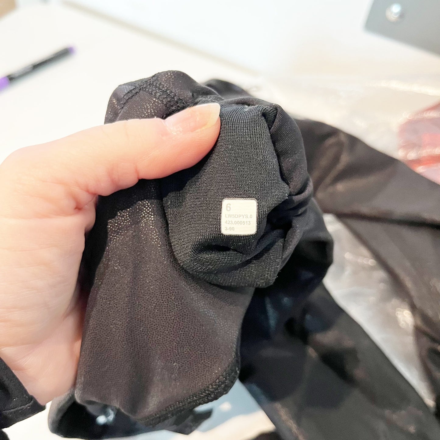 Lululemon Athletica Train High-Rise Tight Leggings 25" Foil Black 6