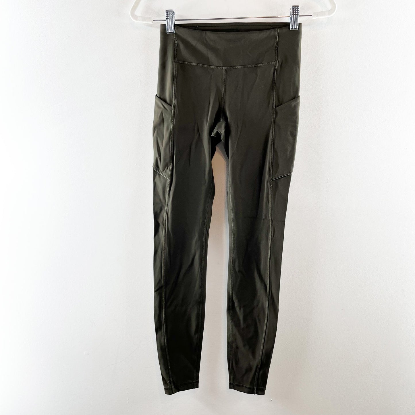 Lululemon Speed Up Tight Full-On Luxtreme 28" Dark Olive Green 4