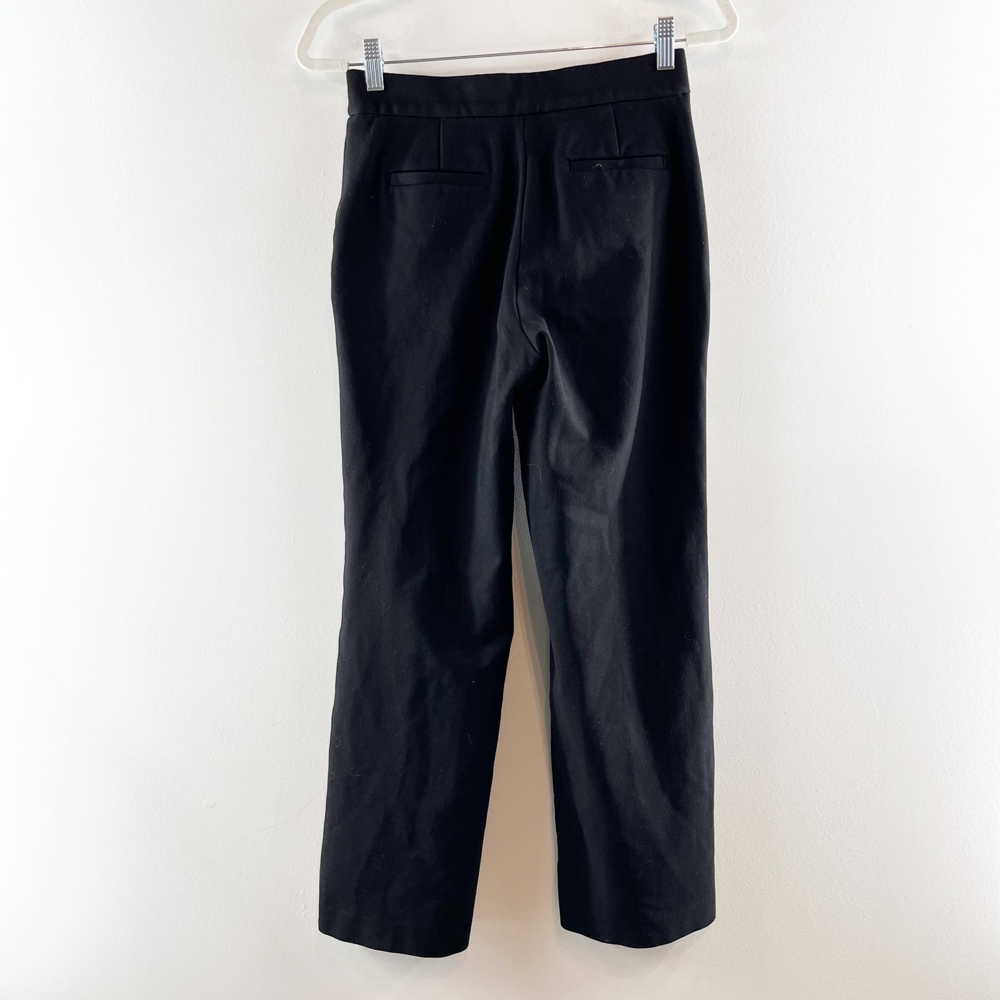 Quince Ultra-Stretch Ponte Bootcut Pants Black 2