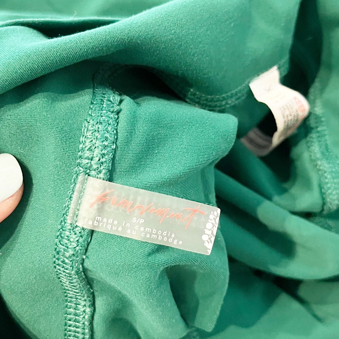 FP Movement Never Better High Waisted Activewear Leggings Heritage Green Small