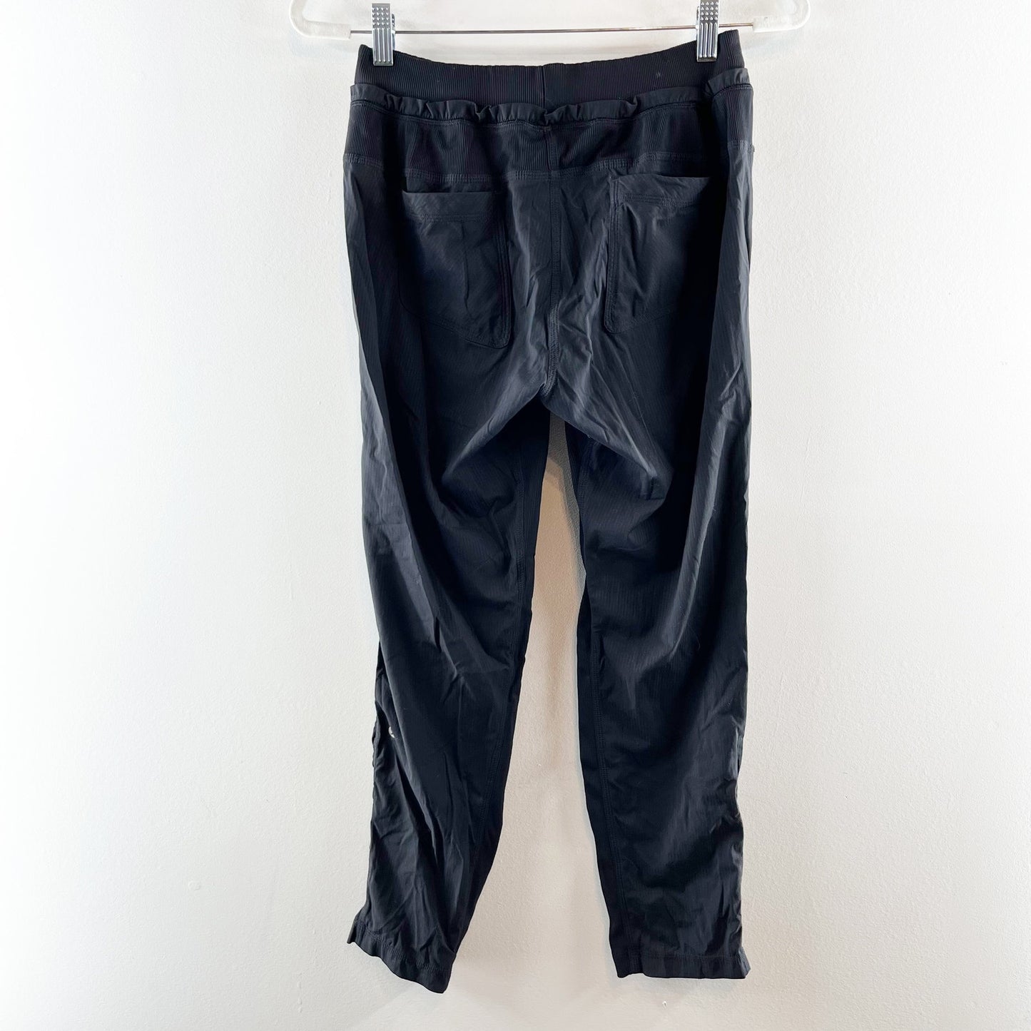 Lululemon Mid Rise Studio Straight Leg Pants Black 6