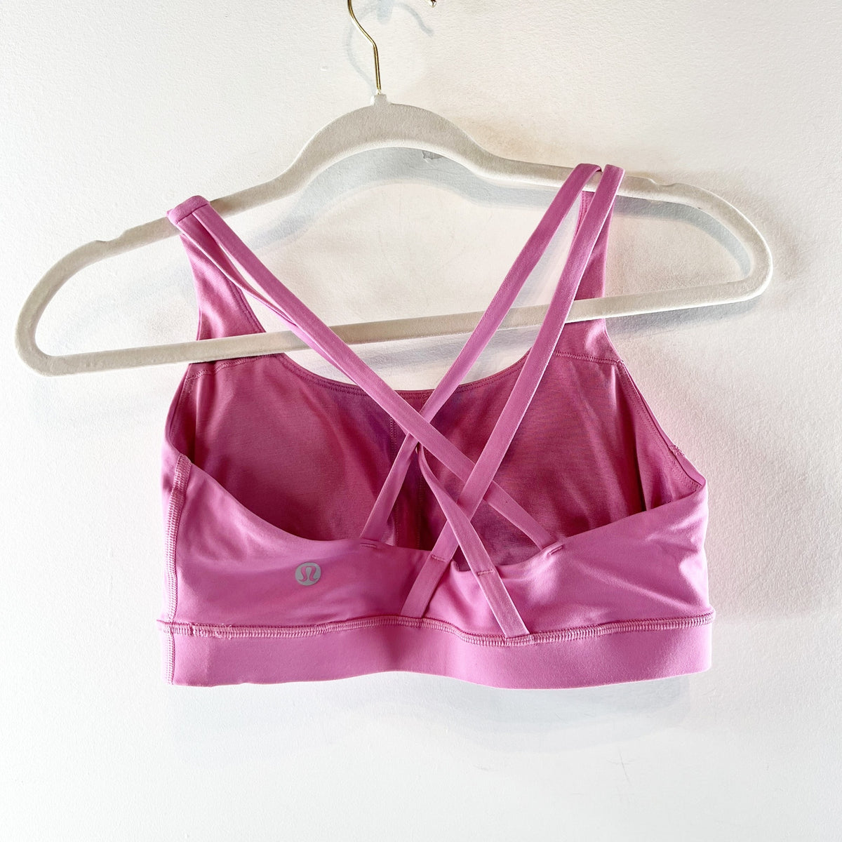 Lululemon Energy Sports Bra Medium Support B–D Cups Pink Blossom 6