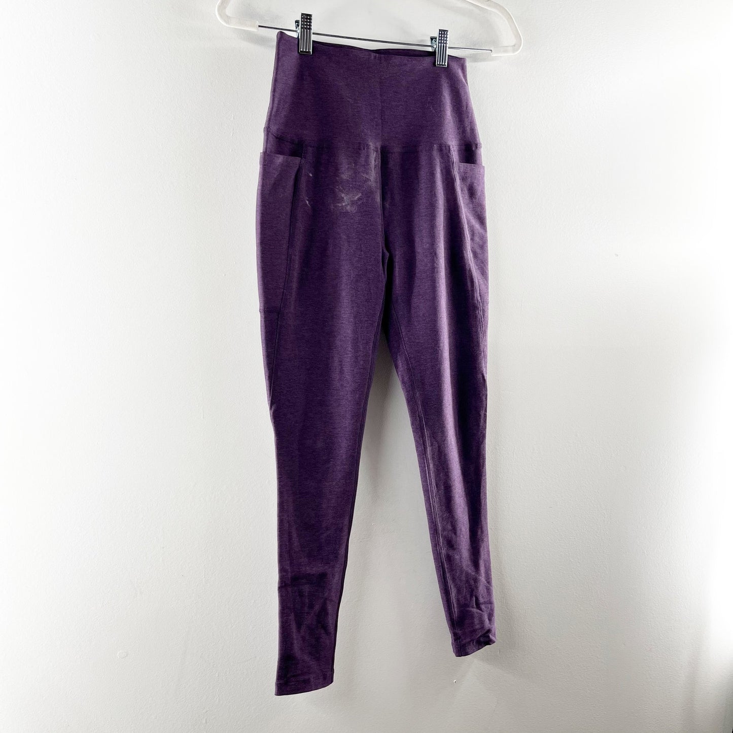 Beyond Yoga X Peloton High Rise Spacedye Side Pocket Leggings Purple Medium