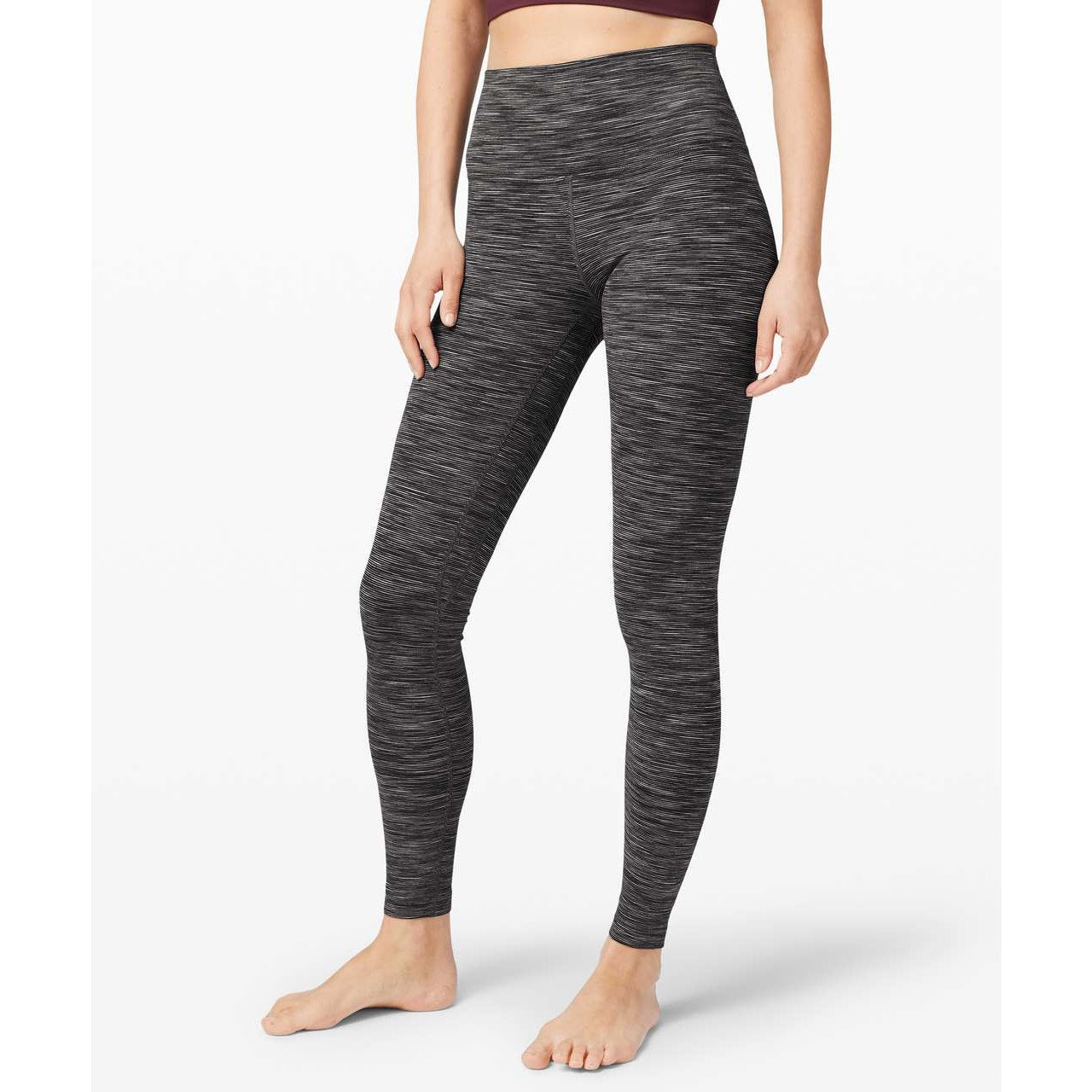 Lululemon Align Pant 28" Wee Are From Space Dark Carbon Ice Gray 2