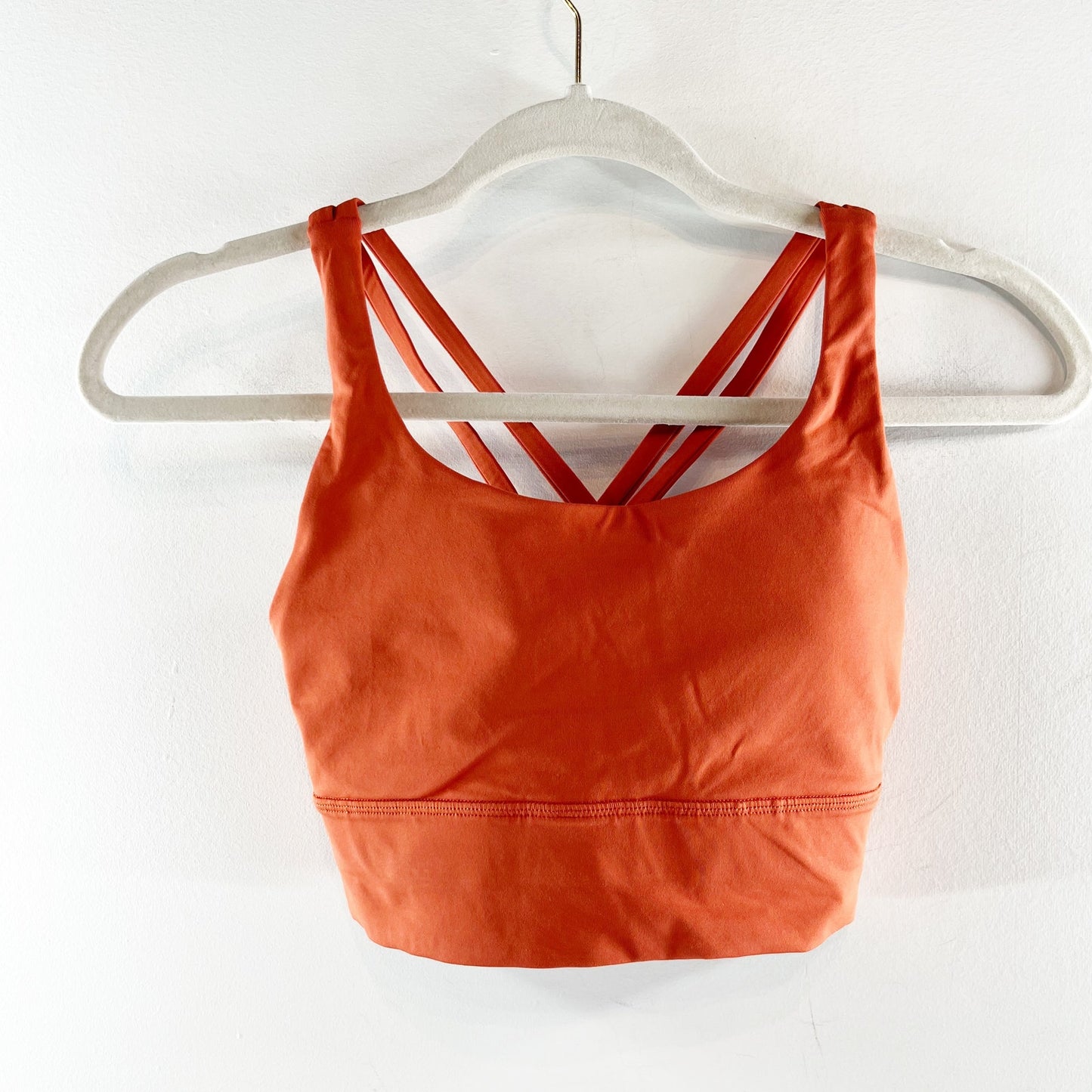 Lululemon Energy Longline Sports Bra Medium Support, B–D Cups Canyon Orange 4