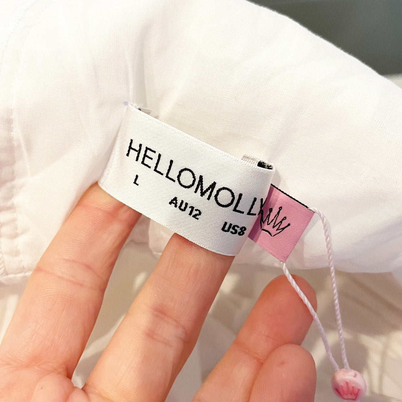 Hello Molly Sweeter Than Life Ruffle Floral Maxi Dress White Large