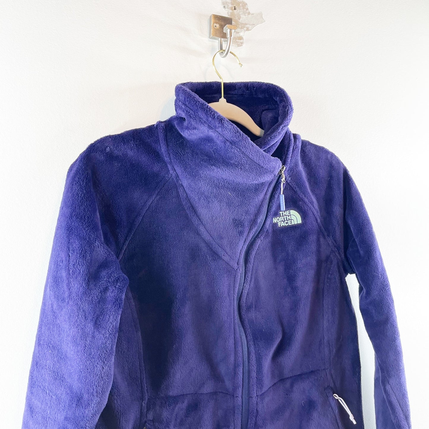 The North Face Osito Full Zip Fleece Jacket Purple Medium