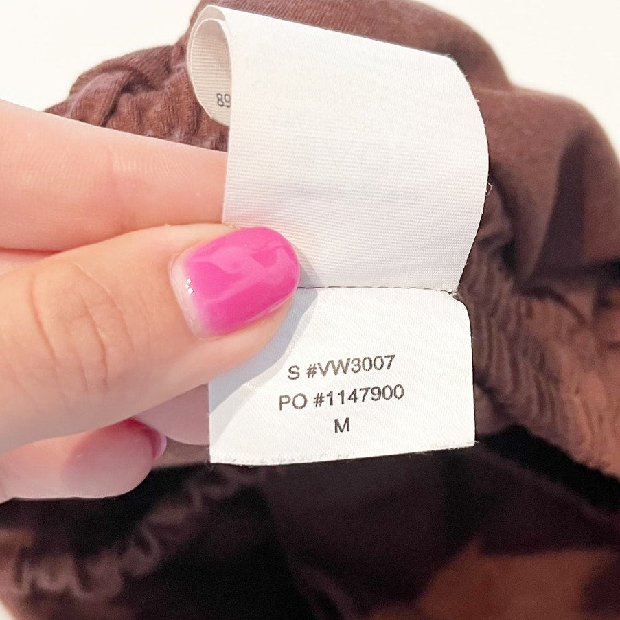 Vuori Boyfriend Sweat Shorts in Cedar Brown Medium