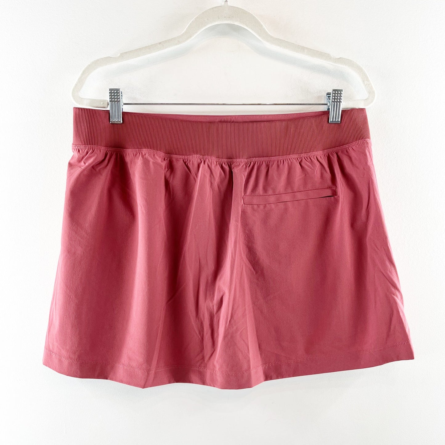 Athleta Brooklyn Mid Rise Mini Tennis Skirt Skort Red Rock 14