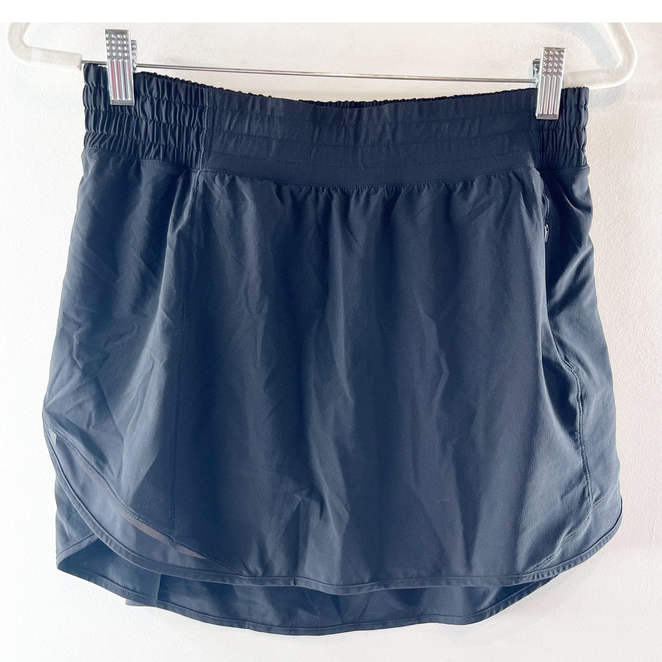 Lululemon Hotty Hot High-Rise Mini Tennis Skort Skirt Black 10