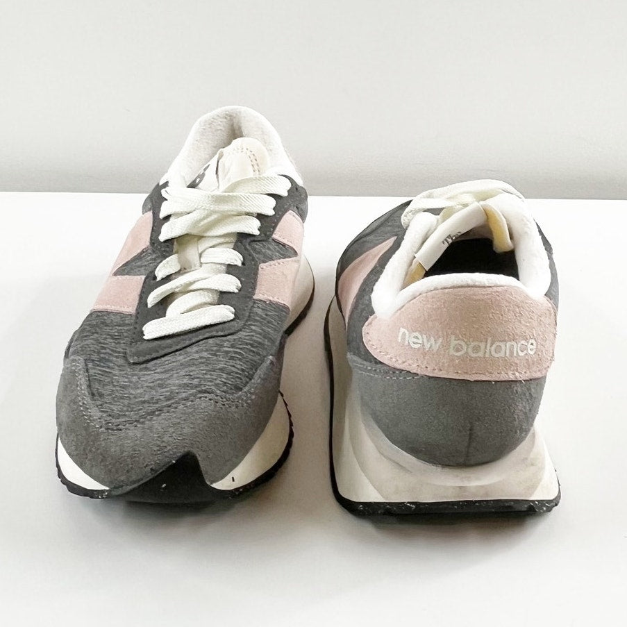 New Balance 237 Casual Lace Up Shoes Sneakers Gray Pink 7.5