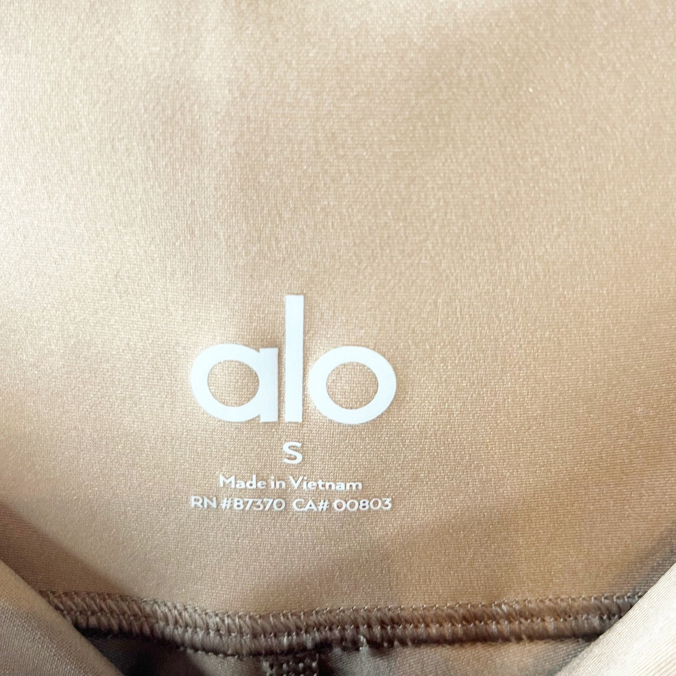 Alo 7/8 High-Waist Airlift Leggings Sun Kissed Brown Small