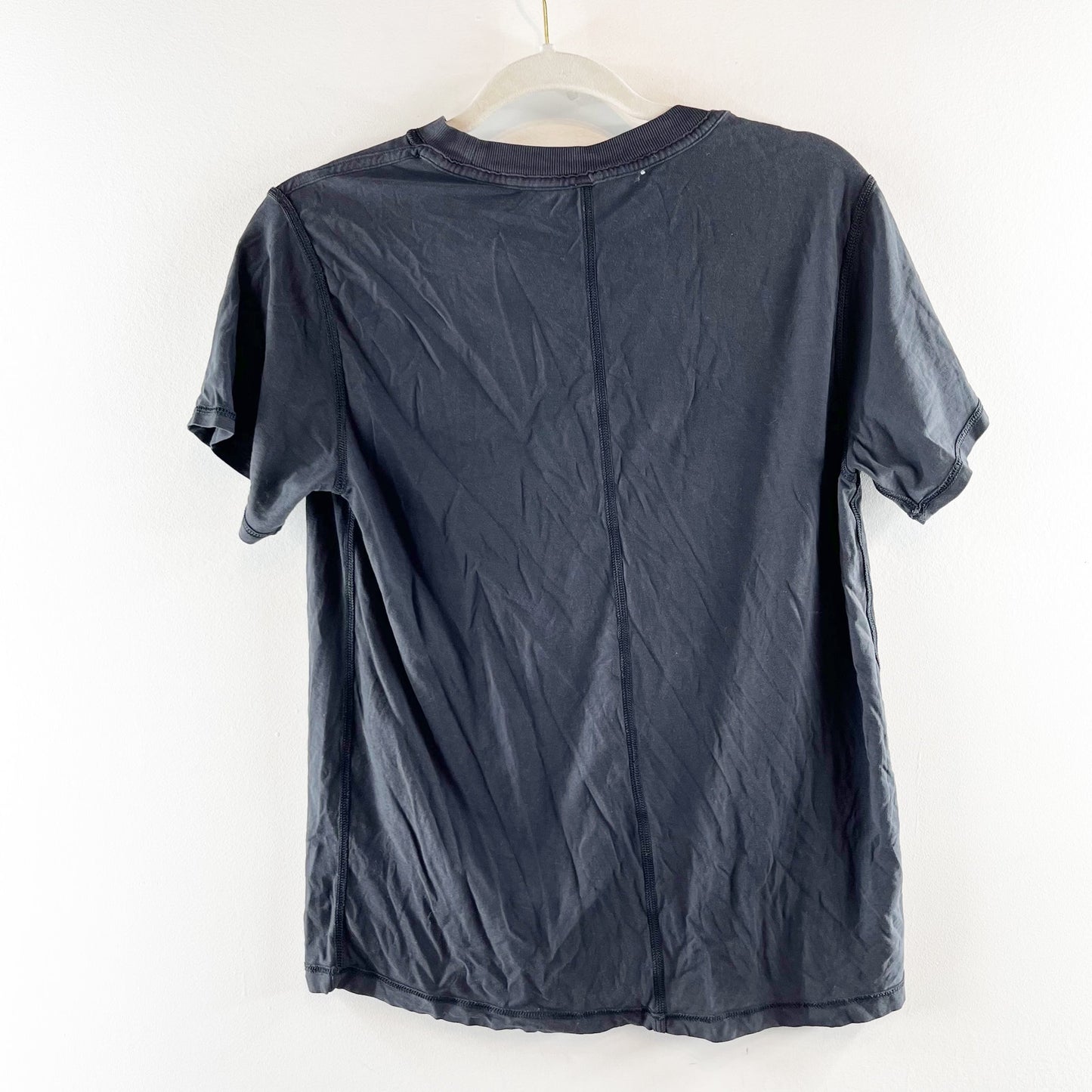 Lululemon Athletica Short Sleeve Crew Neck Active T-Shirt Black Small