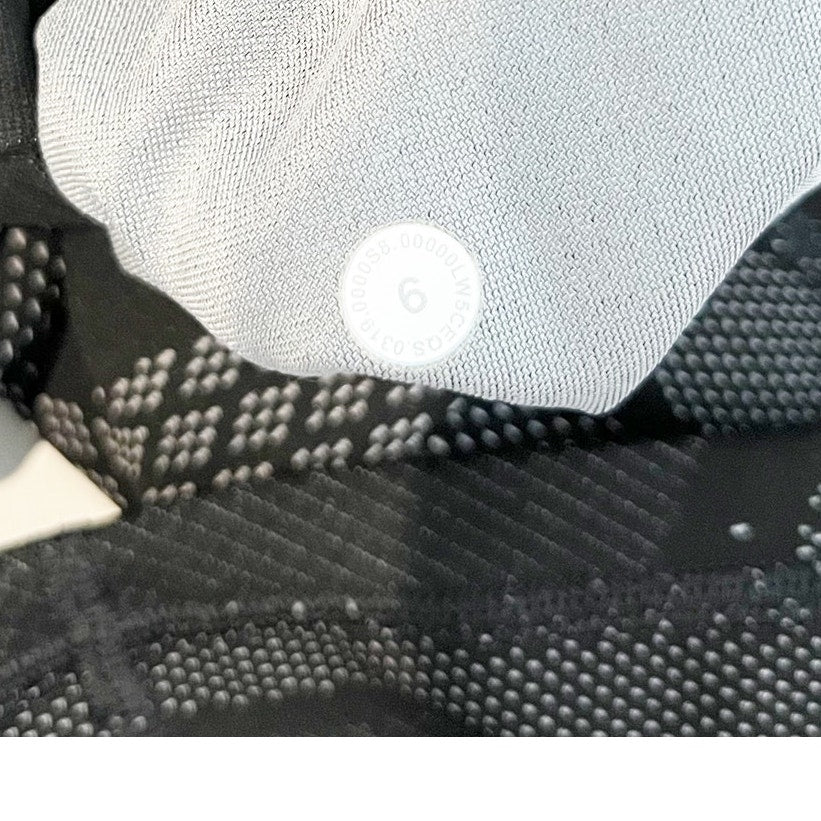 Lululemon Mapped Out High-Rise Tight Leggings 28" Black Glacier Grey 6