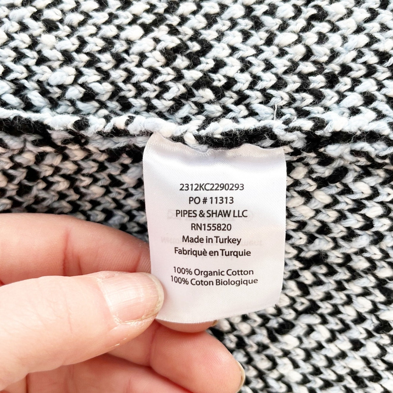 Veronica Beard Lavigne Tweed Knit Sweater Jacket Blue White Small