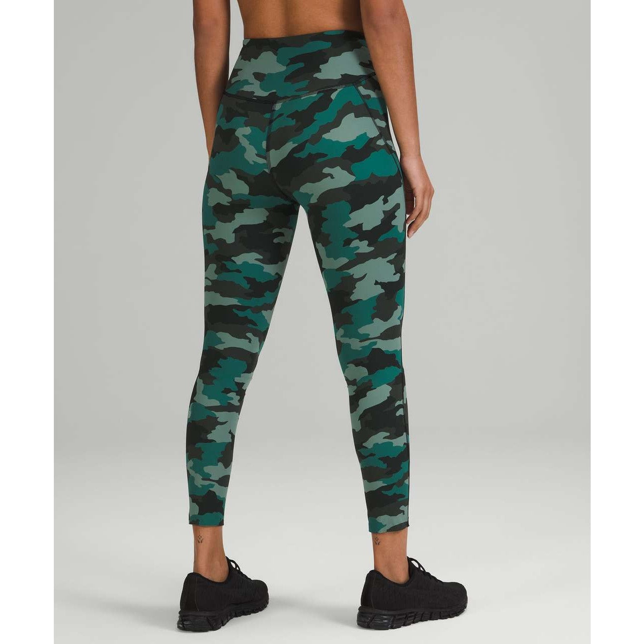 Lululemon Base Pace Tight 25" Heritage 365 Camo Tidewater Teal Multi Green 4