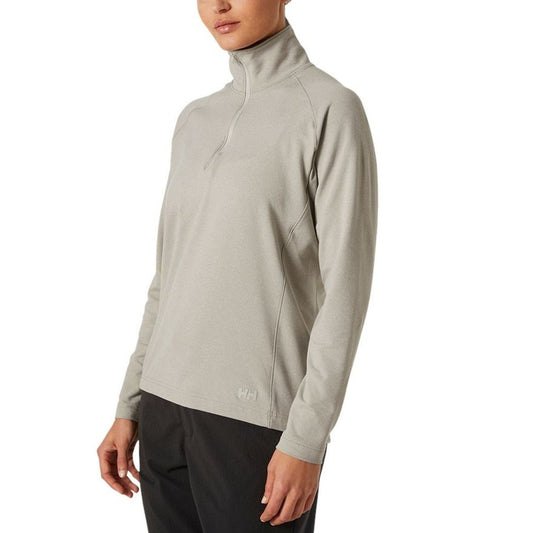 Helly Hansen Verglas Ultra Soft Long Sleeve 1/2 Zip Fleece Top Mellow Grey Large