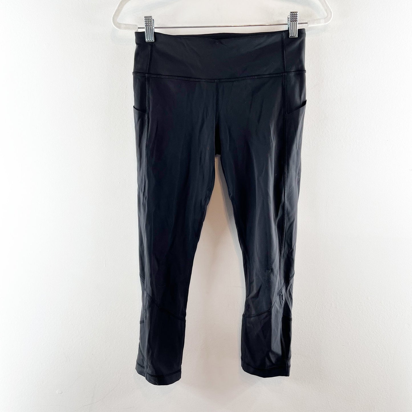Lululemon Pace Rival Crop Leggings Full-On Luxtreme 22" Black 6