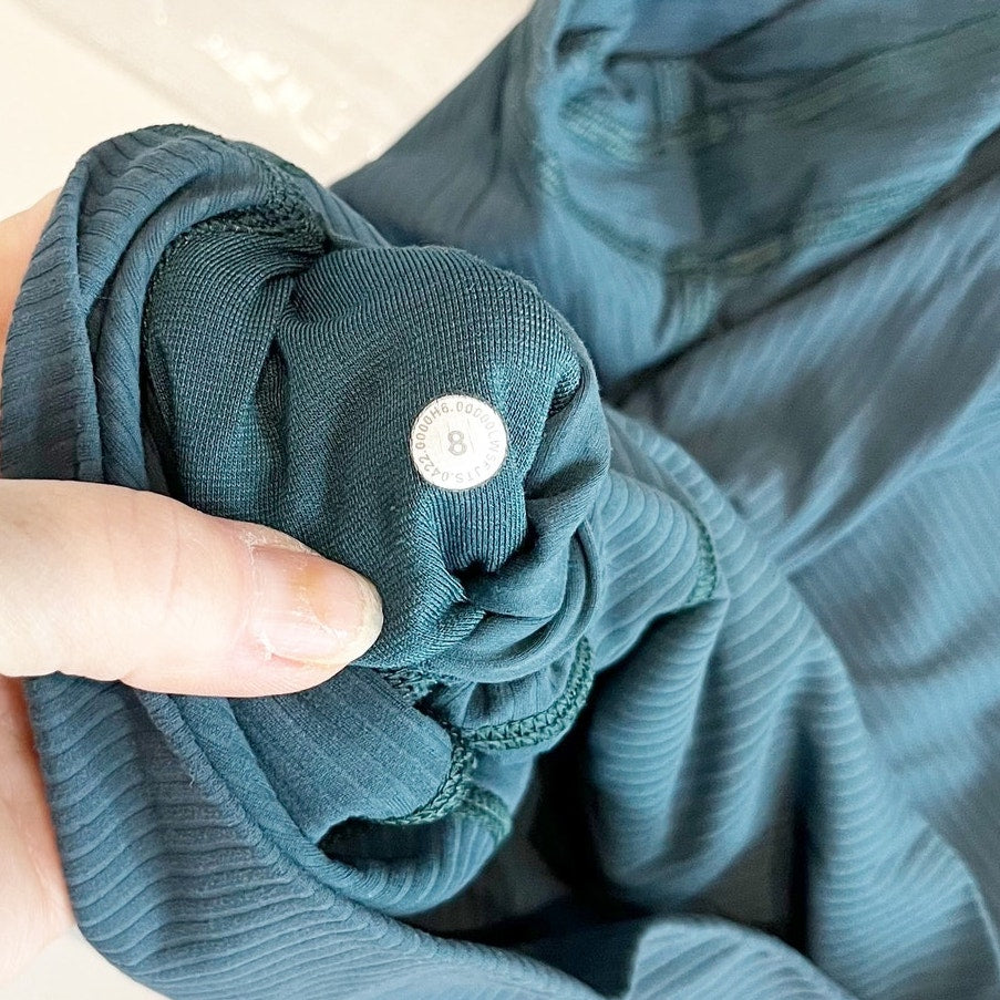 Lululemon Align Ribbed High-Rise Pant Legginga 25" Green Jasper 8