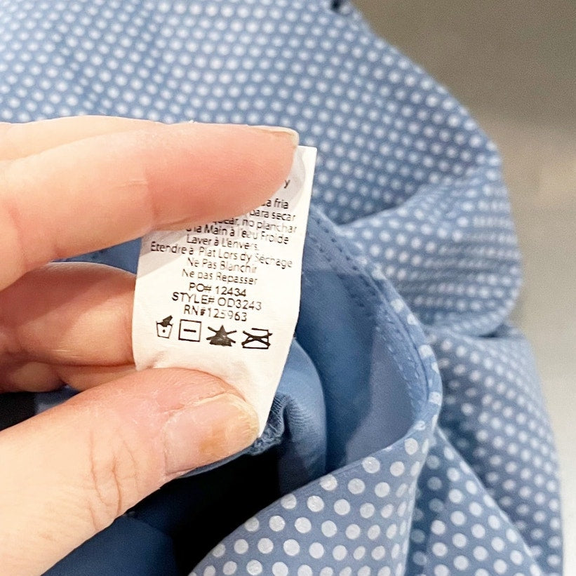 Beyond Yoga Spot On High Waisted Polka Dot Leggings Blue Small