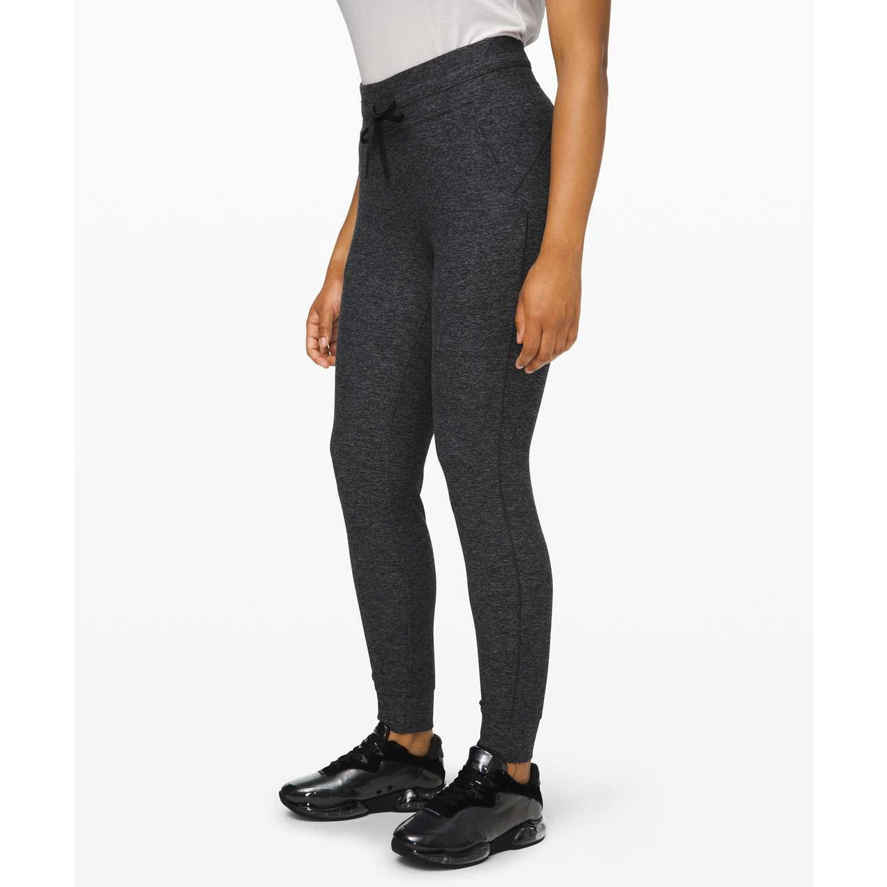 Lululemon Ready To Rulu Pant Joggers Heathered Dark Cast Black Gray 6